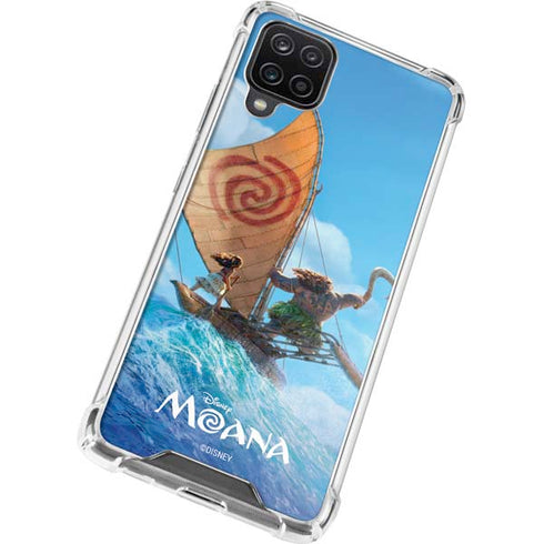 Disney Moana Movie Poster Galaxy A12 Clear Case