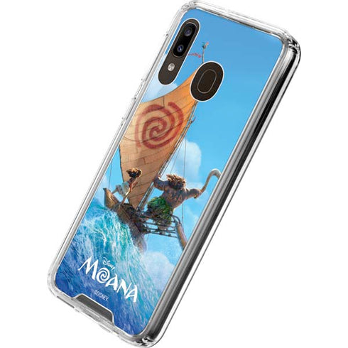 Disney Moana Movie Poster Galaxy A30 Clear Case