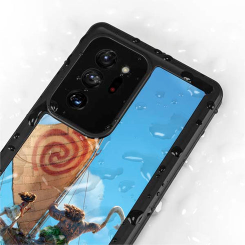 Disney Moana Movie Poster Galaxy Note20 Ultra 5G Waterproof Case