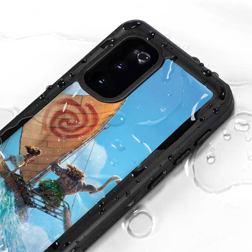Disney Moana Movie Poster Galaxy S20 Waterproof Case