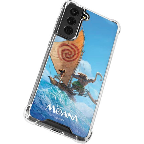 Disney Moana Movie Poster Galaxy S21 FE Clear Case