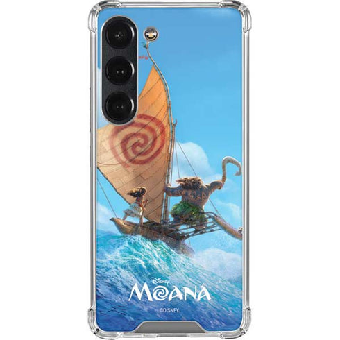 Disney Moana Movie Poster Galaxy S23 Clear Case