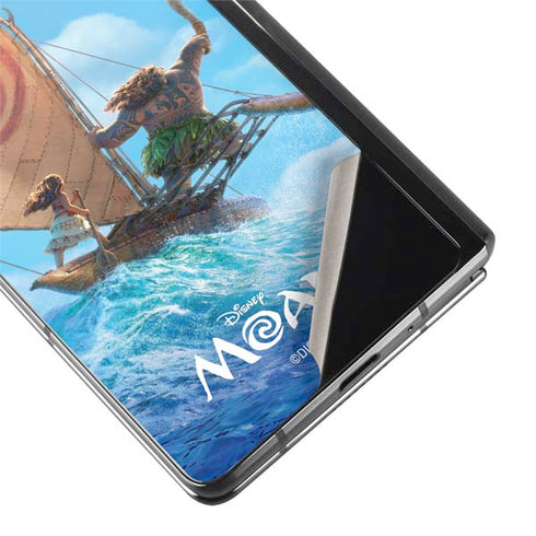 Disney Moana Movie Poster Galaxy Z Fold2 5G Skin
