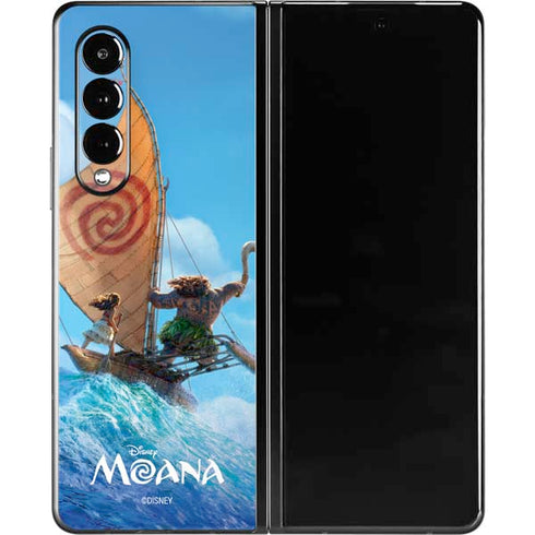 Disney Moana Movie Poster Galaxy Z Fold3 5G Skin