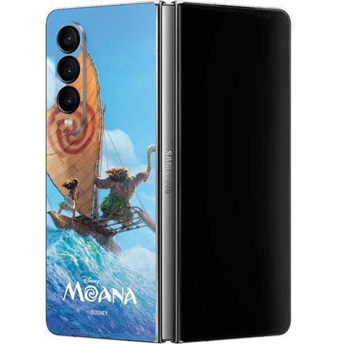 Disney Moana Movie Poster Galaxy Z Fold4 5G Skin