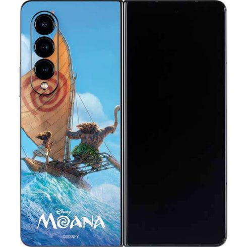 Disney Moana Movie Poster Galaxy Z Fold4 5G Skin