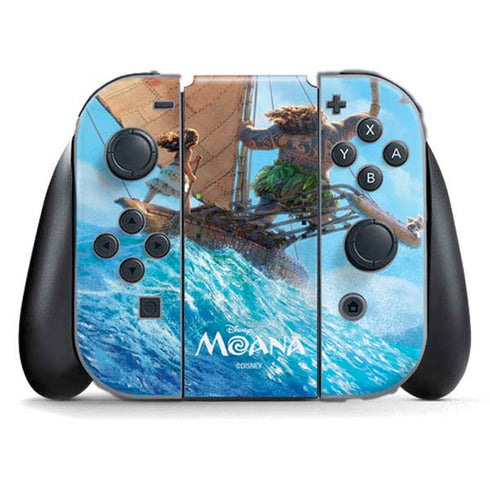 Disney Princess Moana Movie Poster Nintendo Switch (2017-2021) Joy-Con Controller Skin