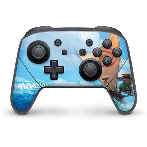 Disney Moana Movie Poster Nintendo Switch Pro Controller Skin