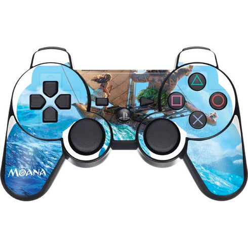 Disney Moana Movie Poster PS3 Dual Shock wireless controller Skin