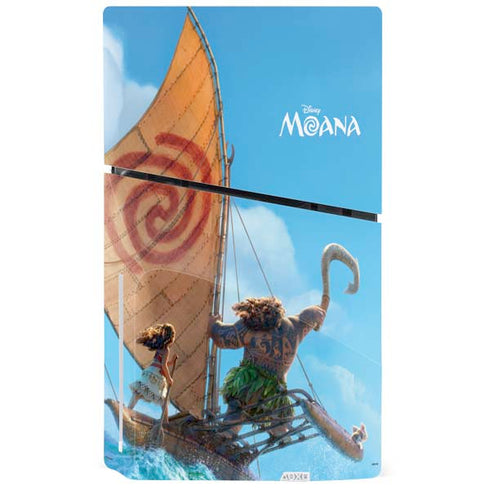 Disney Moana Movie Poster PS5 Slim Disk Console Skin