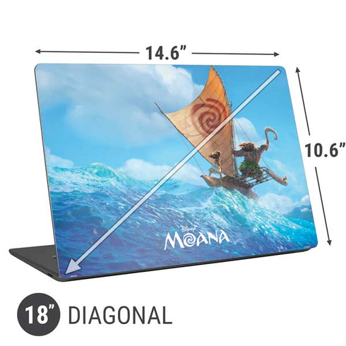 Disney Moana Movie Poster Universal Laptop 18in (14.6 x 10.6in) Skin