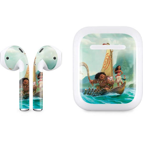 Disney Moana and Maui Set Sail Apple AirPods Skin
