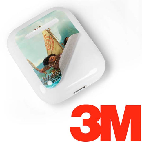Disney Moana and Maui Set Sail Apple AirPods Skin