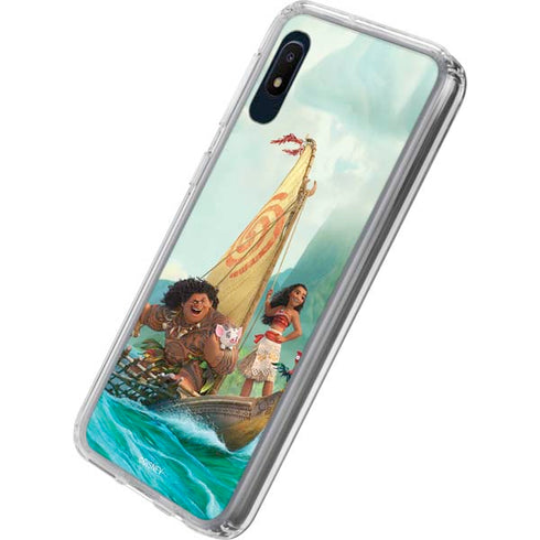Disney Moana and Maui Set Sail Galaxy A10e Clear Case