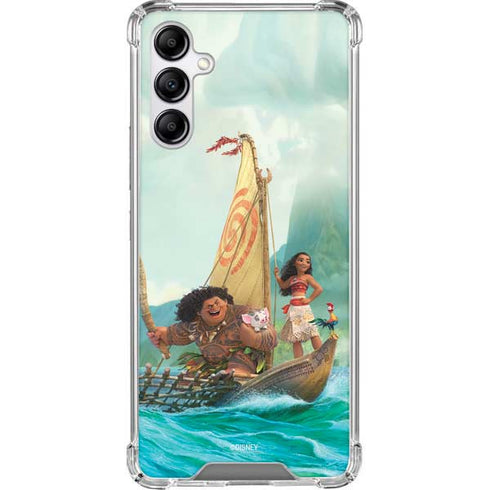 Disney Moana and Maui Set Sail Galaxy A14 5G Clear Case