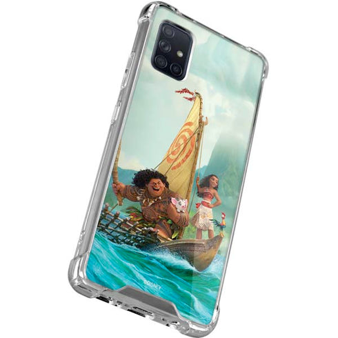 Disney Moana and Maui Set Sail Galaxy A51 5G Clear Case