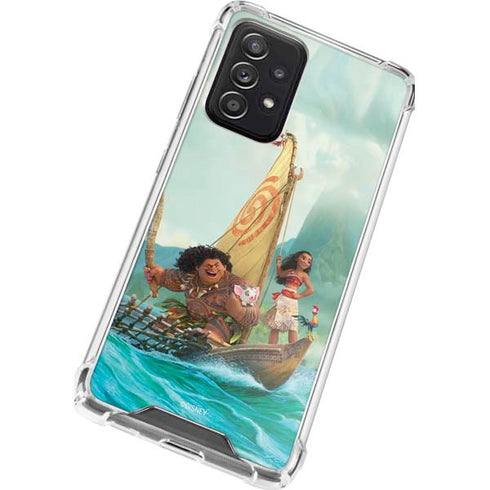 Disney Moana and Maui Set Sail Galaxy A52 5G Clear Case