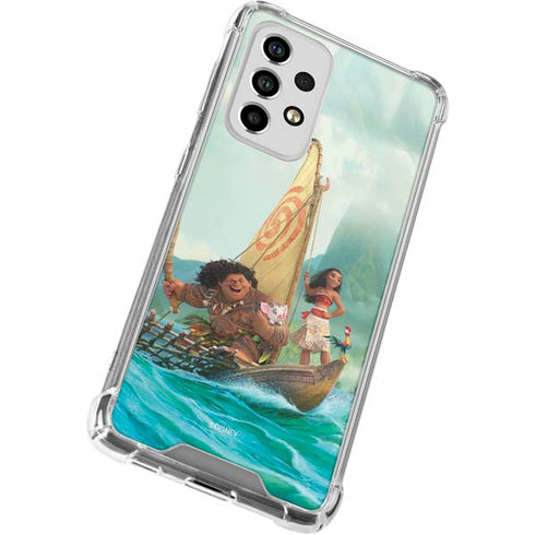 Disney Moana and Maui Set Sail Galaxy A53 5G Clear Case