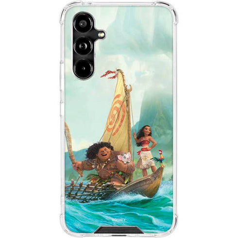 Disney Moana and Maui Set Sail Galaxy A54 5G Clear Case
