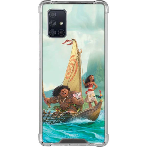 Disney Moana and Maui Set Sail Galaxy A71 5G Clear Case