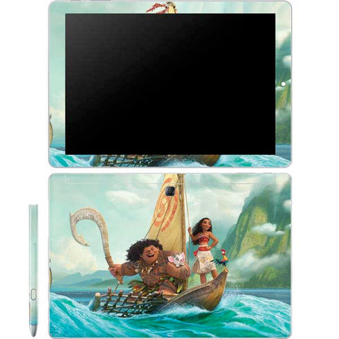 Disney Moana and Maui Set Sail Galaxy Book 12in Skin