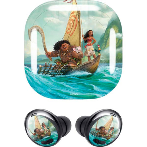 Disney Moana and Maui Set Sail Galaxy Buds Pro Skin