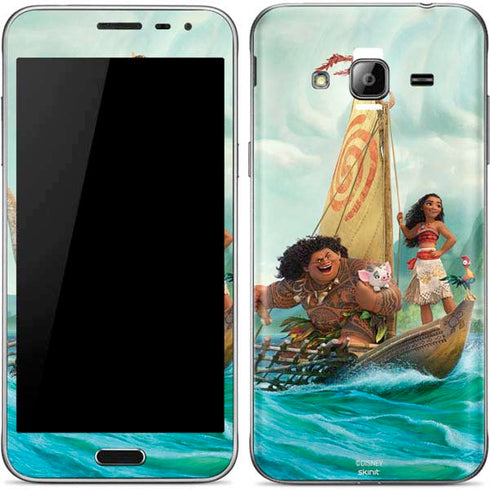 Disney Moana and Maui Set Sail Galaxy J3 Skin