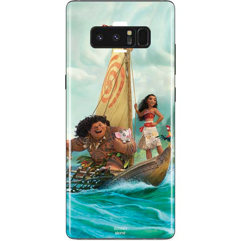 Disney Moana and Maui Set Sail Galaxy Note 8 Skin