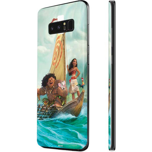 Disney Moana and Maui Set Sail Galaxy Note 8 Skin