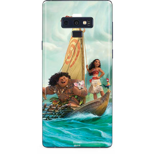 Disney Moana and Maui Set Sail Galaxy Note 9 Skin