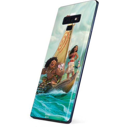 Disney Moana and Maui Set Sail Galaxy Note 9 Skin