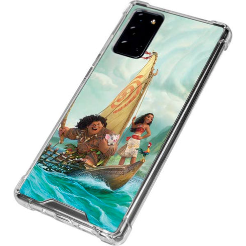 Disney Moana and Maui Set Sail Galaxy Note20 5G Clear Case