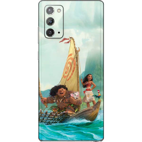 Disney Moana and Maui Set Sail Galaxy Note20 5G Skin