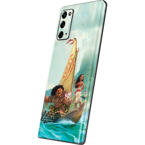 Disney Moana and Maui Set Sail Galaxy Note20 5G Skin