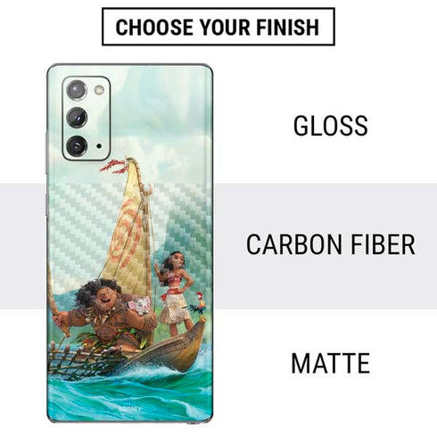 Disney Moana and Maui Set Sail Galaxy Note20 5G Skin