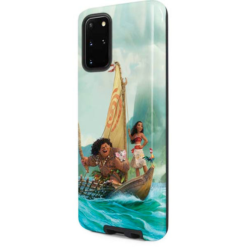 Disney Moana and Maui Set Sail Galaxy S20 Plus Pro Case