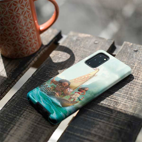 Disney Moana and Maui Set Sail Galaxy S20 Plus Pro Case