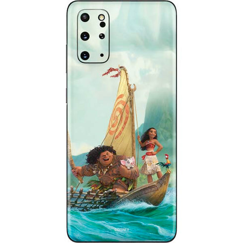 Disney Moana and Maui Set Sail Galaxy S20 Plus Skin