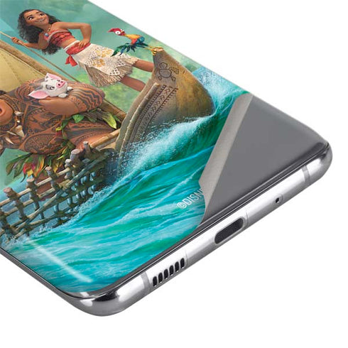 Disney Moana and Maui Set Sail Galaxy S20 Plus Skin