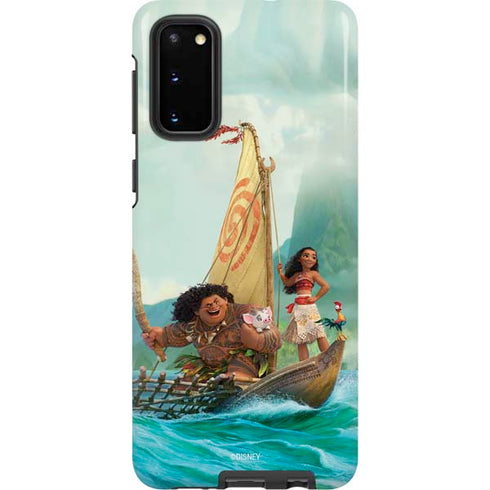 Disney Moana and Maui Set Sail Galaxy S20 Pro Case