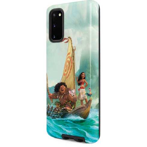 Disney Moana and Maui Set Sail Galaxy S20 Pro Case