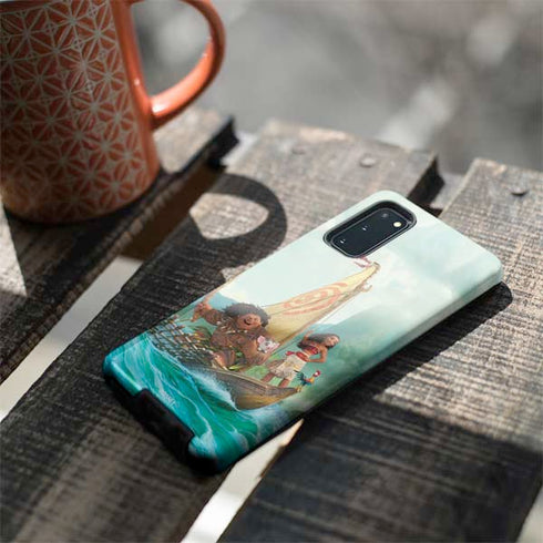 Disney Moana and Maui Set Sail Galaxy S20 Pro Case