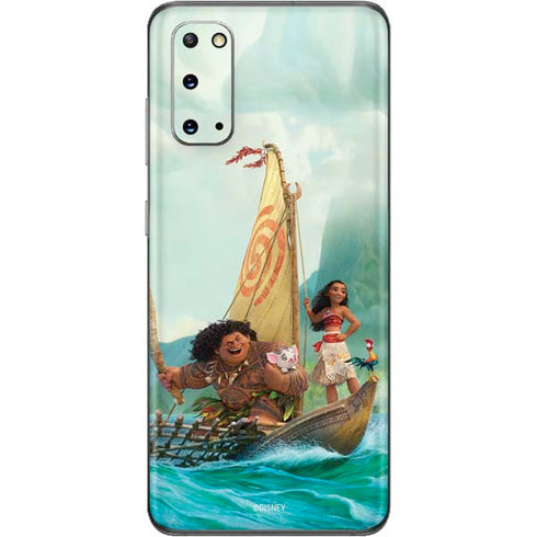 Disney Moana and Maui Set Sail Galaxy S20 Skin
