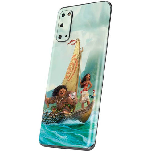 Disney Moana and Maui Set Sail Galaxy S20 Skin