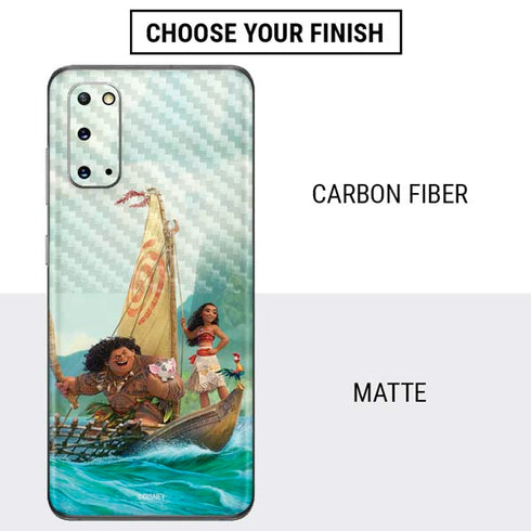 Disney Moana and Maui Set Sail Galaxy S20 Skin