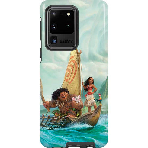 Disney Moana and Maui Set Sail Galaxy S20 Ultra 5G Pro Case