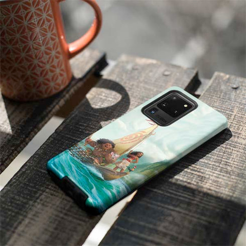 Disney Moana and Maui Set Sail Galaxy S20 Ultra 5G Pro Case