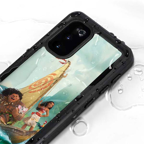 Disney Moana and Maui Set Sail Galaxy S20 Waterproof Case