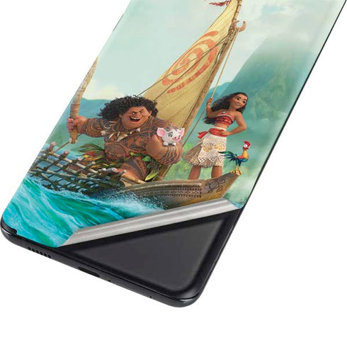 Disney Moana and Maui Set Sail Galaxy S21 5G Skin