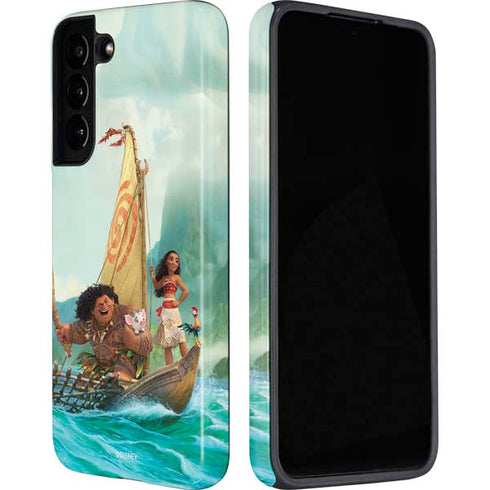 Disney Moana and Maui Set Sail Galaxy S22 Plus Pro Case